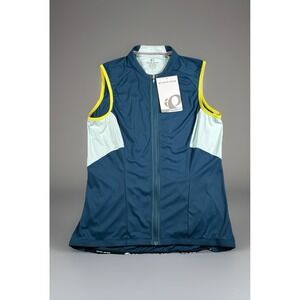 NWT Pearl Izumi Elite Escape SL‎ Jersey Women's L Blue Steel UPF 50+ In-R-Cool